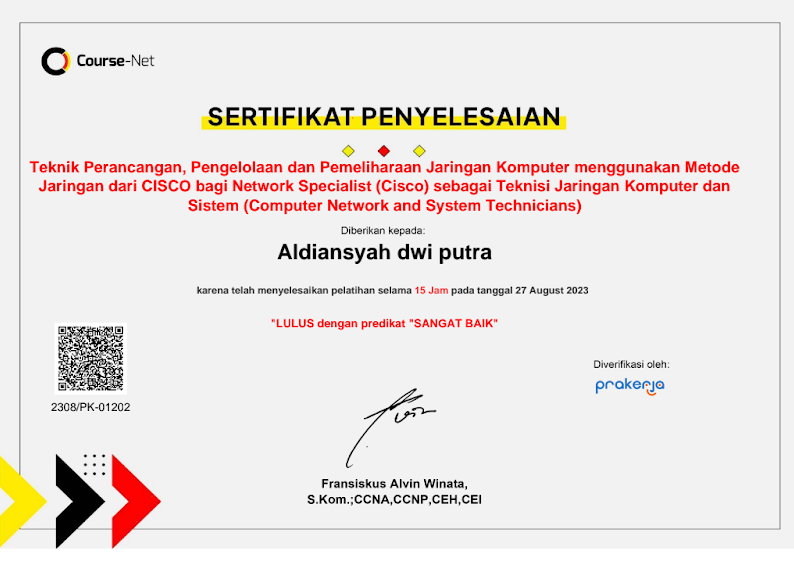 Perancang,Pengelolaan,Pemeliharaan Jaringan menggunakan metode dari CISCO